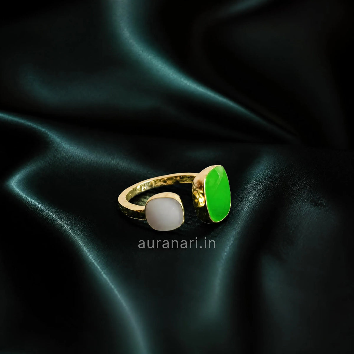 Dual Tone Adjustable Ring (Free Size)