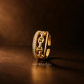 Triple-Layer Chain Link Ring (Free Size)