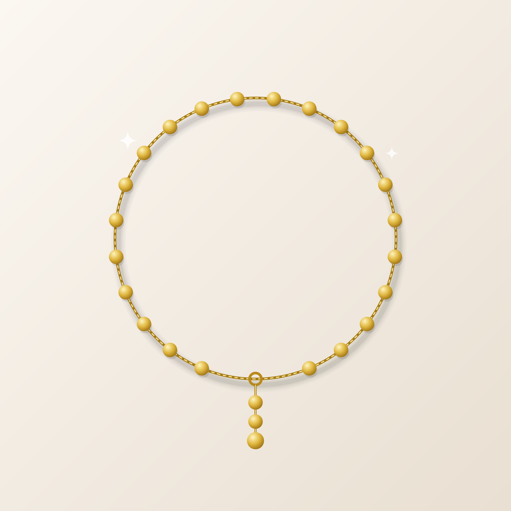 Dainty Beaded Anklet