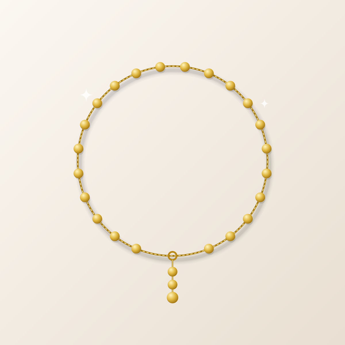 Dainty Beaded Anklet