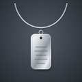 Men's Dog Tag Necklace