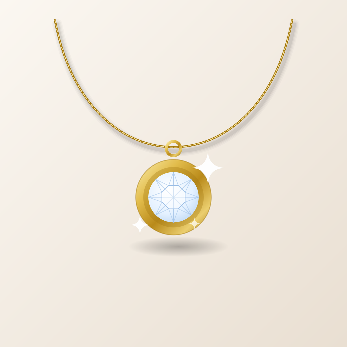 Solitaire Pendant Necklace
